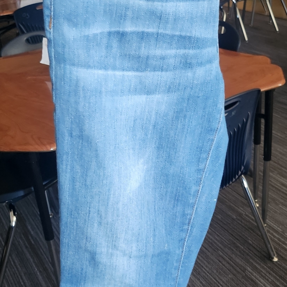 Veronica Beard Blue High-Waisted Button-Fly Jeans Size 26/2 - Picture 4 of 7